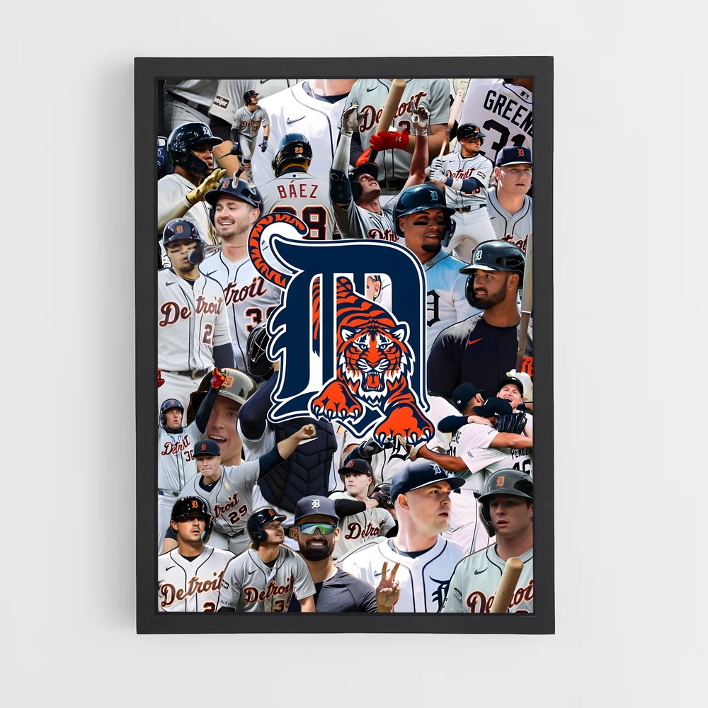 Poster Detroit Legends – affiche Baseball (vue 2)